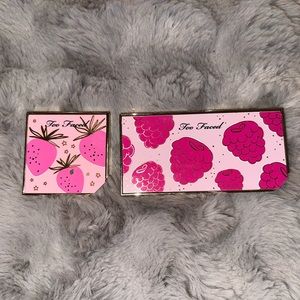 Eyeshadow and blush from Too Faced